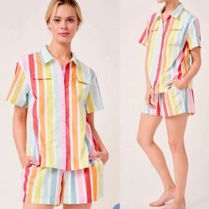 LAKE x Atlantic Pacific Sadie Shorts Set size small